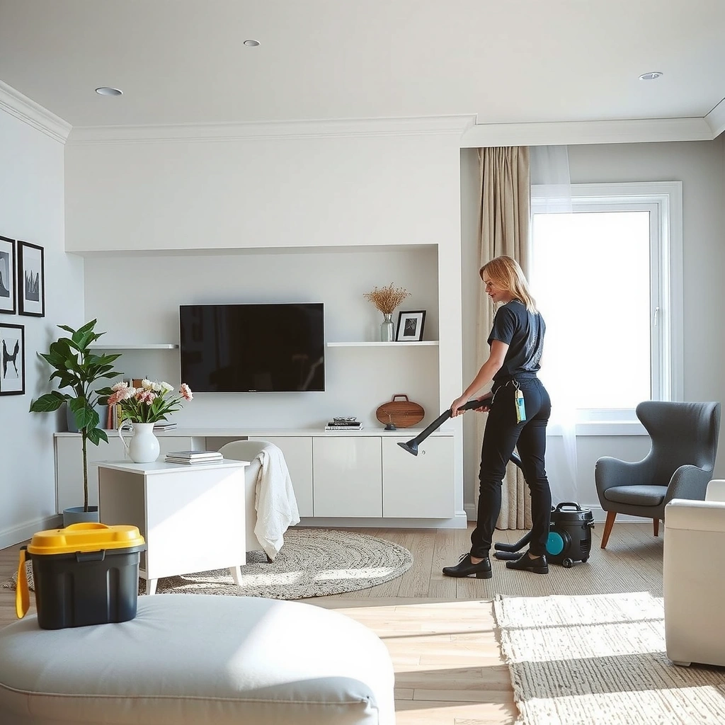 Professional residential cleaning service